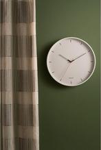 2dekans | Karlsson Wandklok Calm - Wit - Ø40cm - Wandklok, Huis en Inrichting, Ophalen of Verzenden, Zo goed als nieuw