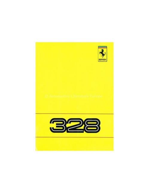 1988 FERRARI 328 INSTRUCTIEBOEKJE 513/88, Auto diversen, Handleidingen en Instructieboekjes