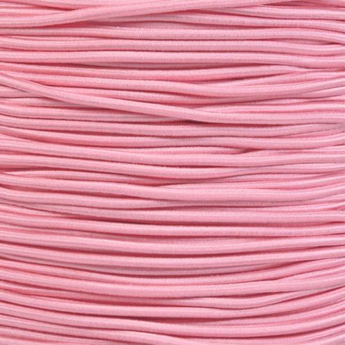 3mm Elastisch Touw - Roze - 50 meter op rol, Hobby en Vrije tijd, Overige Hobby en Vrije tijd, Nieuw, Ophalen of Verzenden