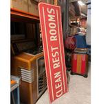 Clean Rest Rooms Groot Origineel Bord - 213 x 61cm, Huis en Inrichting, Ophalen, Gebruikt