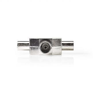 Coax splitter - Nedis (Vrouwelijk naar 2 x mannelijk), Computers en Software, Pc- en Netwerkkabels, Nieuw, Verzenden