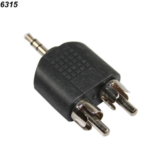 Benson Plug 1 x jack 3.2 naar 2 x tulp - hoge kwaliteit -..., Audio, Tv en Foto, Audiokabels en Televisiekabels, Nieuw, Ophalen of Verzenden
