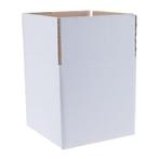 Kartonnen dozen enkelegolf 165 x 165 x 355 mm wit | 30 stuks, Zakelijke goederen, Ophalen of Verzenden