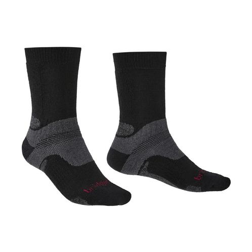 Bridgedale Hike Midweight Merino Crew Wandelsokken  Zwart -, Sport en Fitness, Bergsport en Wandelen, Kleding, Nieuw, Verzenden