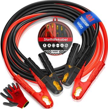 MASKO® Startkabels Auto 4 Meter 1500A voor benzine, diesel beschikbaar voor biedingen