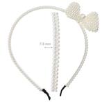 Alista Prachtige haarband met parels en strik, Nieuw, Verzenden