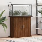 vidaXL Aquariumstandaard 81x36x73 cm bewerkt hout bruin, Dieren en Toebehoren, Verzenden, Nieuw