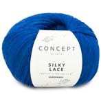 Katia Concept Silky Lace - 191 koningsblauw - Merino/Zijde, Ophalen of Verzenden, Nieuw