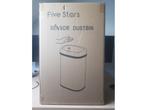 Five Stars® Prullenbak met Sensor - 60 Liter - Afvalbak RVS, Verzenden, Nieuw