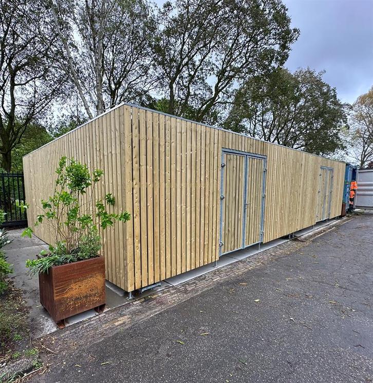 F-Line gesloten XXL houten fietsenstalling, Fietsen en Brommers, Overige Fietsen en Brommers, Nieuw