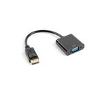 Videokabel adapter displayport naar VGA (D-Sub) 20 cm zwart, Ophalen of Verzenden, Nieuw