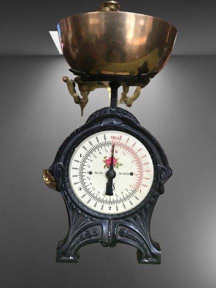 Balans of weegschaal - IJzer - Unieke 1-szalkowe weegschaal, Antiek en Kunst, Antiek | Wandborden en Tegels