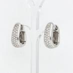Oorbellen - 18 karaat Witgoud Diamant (Natuurlijk), Sieraden, Tassen en Uiterlijk, Oorbellen, Nieuw