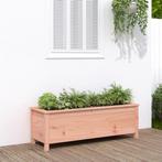 vidaXL Plantenbak verhoogd 119,5x40x39 cm massief, Tuin en Terras, Bloembakken en Plantenbakken, Verzenden, Nieuw, Hout, 30 tot 60 cm