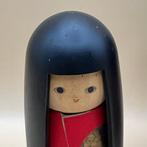 Set van 2 Japanse houten Kokeshi-poppen – kleurrijke, Antiek en Kunst
