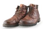 Nelson Veterboots in maat 43 Cognac, Overige kleuren, Verzenden, Boots, Zo goed als nieuw