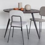 *WOONWINKEL* Ronde Eettafel Donker Teak Hout, Huis en Inrichting, Tafels | Eettafels, Verzenden, Nieuw