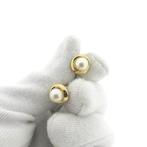 Gouden oorstekers met parel (Oorbellen), Gebruikt, Overige kleuren, Ophalen of Verzenden, Met edelsteen