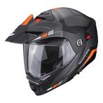 Scorpion ADX-2 Camino Mat Zwart-Silver-Oranje Adventure Helm, Motoren, XS, Nieuw met kaartje, Overige merken, Heren