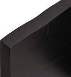 vidaXL - Wandschap - behandeld - massief - eikenhout -, Ophalen of Verzenden, Nieuw