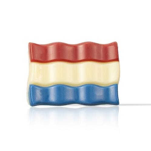 Dobla Chocoladedecoratie Nederlandse Vlag (248 stuks), Hobby en Vrije tijd, Taarten en Cupcakes maken, Nieuw, Verzenden