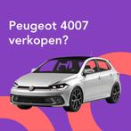 Jouw Peugeot 4007 snel en zonder gedoe verkocht., Auto diversen, Auto Inkoop