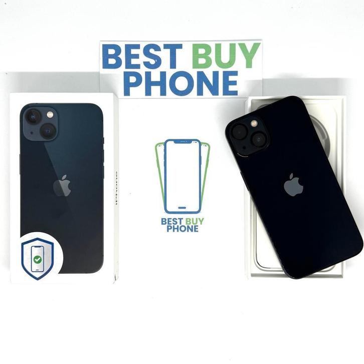 iPhone 13 128GB zwart /krasvrij /100% batt /garantie, Telecommunicatie, Mobiele telefoons | Apple iPhone, Zonder abonnement, 128 GB