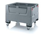 Palletbox inklapbaar met 4 wielen 120x100x93cm, Ophalen of Verzenden