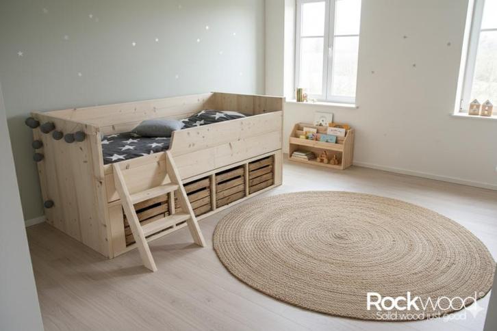 Rockwood® Kajuitbed Jasper  white wash, Kinderen en Baby's, Kinderkamer | Bedden, Nieuw, Ophalen of Verzenden