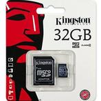 Kingston Micro SD 32GB + Adapter Class 10 — 8 G, Nieuw