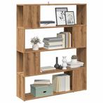 vidaXL Boekenkast/kamerscherm 100x24x124,5 cm artisanaal, Huis en Inrichting, Kasten | Boekenkasten, Verzenden, Nieuw, Overige houtsoorten