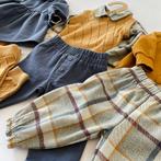 Rompertje met kraag (indigo), Kinderen en Baby's, Babykleding | Maat 56, Nieuw, Müsli, Nacht- of Onderkleding, Verzenden