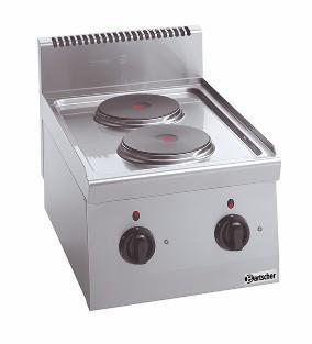 Elektrisch fornuis Bartscher 600 Imbiss - 2 platen, Zakelijke goederen, Horeca | Keukenapparatuur, Nieuw in verpakking, Verzenden