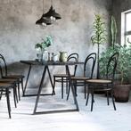 TRUUSK Set van 2 Driehoekige Tafelonderstellen - Stalen Tafe, Huis en Inrichting, Verzenden