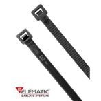 Elematic kabelbundelband zwart 98 x 2,5mm (zak a 100st.), Doe-het-zelf en Verbouw, Elektra en Kabels, Ophalen of Verzenden, Nieuw