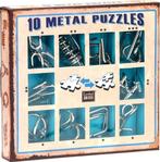 10 Metalen Puzzels Blauwe Editie | Eureka - Puzzels, Hobby en Vrije tijd, Denksport en Puzzels, Nieuw, Verzenden