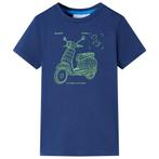 vidaXL Kindershirt 140 donkerblauw, Verzenden, Nieuw