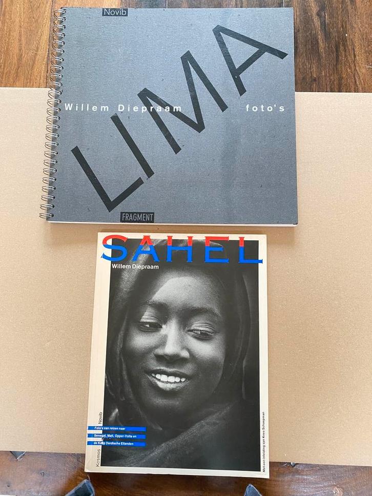 2 Documentaire Fotoboeken Willem Diepraam - Lima / Sahel, Boeken, Kunst en Cultuur | Fotografie en Design, Zo goed als nieuw, Ophalen of Verzenden