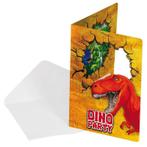 Dinosaurus Uitnodigingen 6st, Verzenden, Nieuw