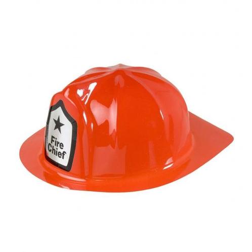 Rode brandweer verkleed helm  - Feesthoeden overig, Hobby en Vrije tijd, Feestartikelen, Verzenden