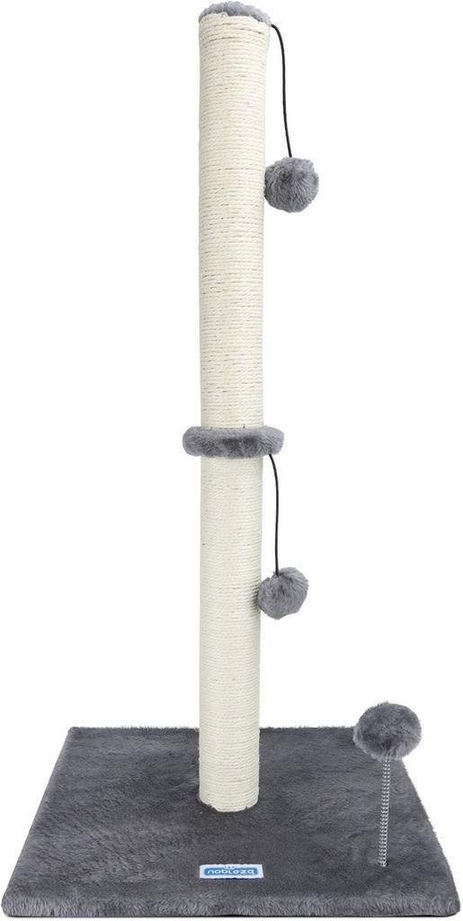 Krabpaal voor katten - 80x41x41 cm - Wit - Nobleza, Dieren en Toebehoren, Krabmeubelen, Zo goed als nieuw, Verzenden