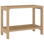 Badkamertafel Teakhout 60cm - Retourdeal - 46% Korting!, Huis en Inrichting, Badkamer | Badkamermeubels, Overige typen, Nieuw