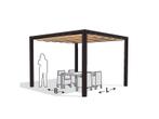 Nesling aluminium pergola optiva coolfit 402 x 402 sand, Tuin en Terras, Nieuw