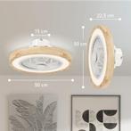 TRUUSK Plafondventilator Met Verlichting Afstandsbediening L, Verzenden, Nieuw