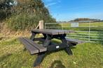 Rockwood® Picknicktafel Woodblend Quartz Brown - Zwaar, Tuin en Terras, Ophalen of Verzenden, Nieuw, Rechthoekig, Hout