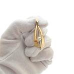 Bicolor gouden hanger met parel (witgoud, sierlijk), Ophalen of Verzenden, Gebruikt, Goud, Overige merken