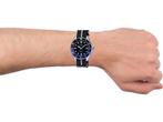Casio MDV-10C-1A2VEF - Polshorloge - Quartz - Zwart Textiel, Verzenden, Zo goed als nieuw