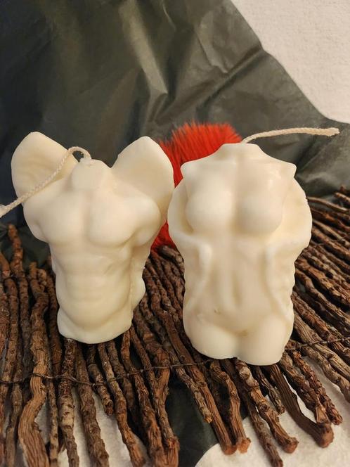 Geurkaars – hand gemaakt Man- Vrouw - met vleugels - als Set, Huis en Inrichting, Woonaccessoires | Kandelaars en Kaarsen, Verzenden
