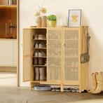 Bamboe Schoenenkast met Deuren – 6 Lagen voor 20 Paar, Verzenden, Nieuw