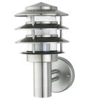 LED Tuinverlichting - Buitenlamp -RVS - E27 - Rond, Tuin en Terras, Buitenverlichting, Nieuw, Ophalen of Verzenden, Rvs, Hanglamp